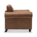 Edward Faux Leather Armchair - Image 6