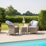 Maze Oxford 3 Piece Rattan Bistro Set - Image 4