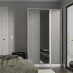 Bennet Tall Triple Mirrored Wardrobe - Image 2