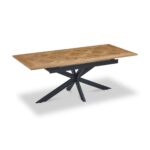 Sofie 160cm Extending Parquet Design Dining Table - Image 6