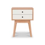 Aubrey 2 Drawer Bedside Table - Image 8