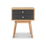 Aubrey 2 Drawer Bedside Table - Image 13