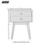 Aubrey 2 Drawer Bedside Table - Image 29