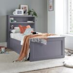 Emelia Wooden 3 Drawer and Shelving Storage Bed Frame - Image 7