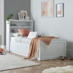 Emelia Wooden 3 Drawer and Shelving Storage Bed Frame
