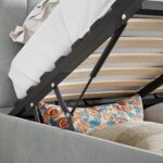 Marilyn Velvet Ottoman Storage Bed - Image 5
