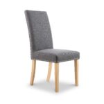 Conran Stud Detail Dining Chair with Natural Legs