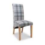 Deryn Check Dining Chair