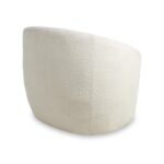 Kendry White Boucle Tub Chair - Image 8
