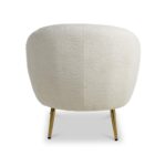 Elska White Boucle Tub Chair - Image 6