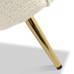 Elska White Boucle Tub Chair - Image 8