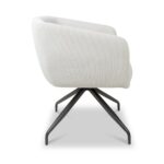Berkley Corduroy Swivel Dining Chair - Image 4