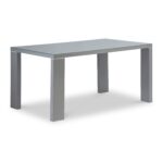 Jackson Grey Gloss Rectangular Dining Table - Image 3