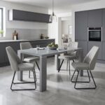 Jackson Grey Gloss Rectangular Dining Table - Image 2