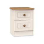 Brixham Cream 2 Drawer Bedside