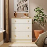 Brixham Cream 3 Drawer Deep Chest - Image 2