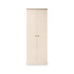 Brixham Cream 2 Door Wardrobe - Image 3