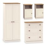 Brixham Cream 4 Piece Bedroom Set - Image 2