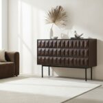 Roka Oak Geometric Large Sideboard - Image 3
