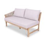 Roma FSC 5 Seater Corner Lounge Set with 90cm Square Coffee Table - Image 9