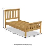 Chiswick Pine Bed Frame - Image 4