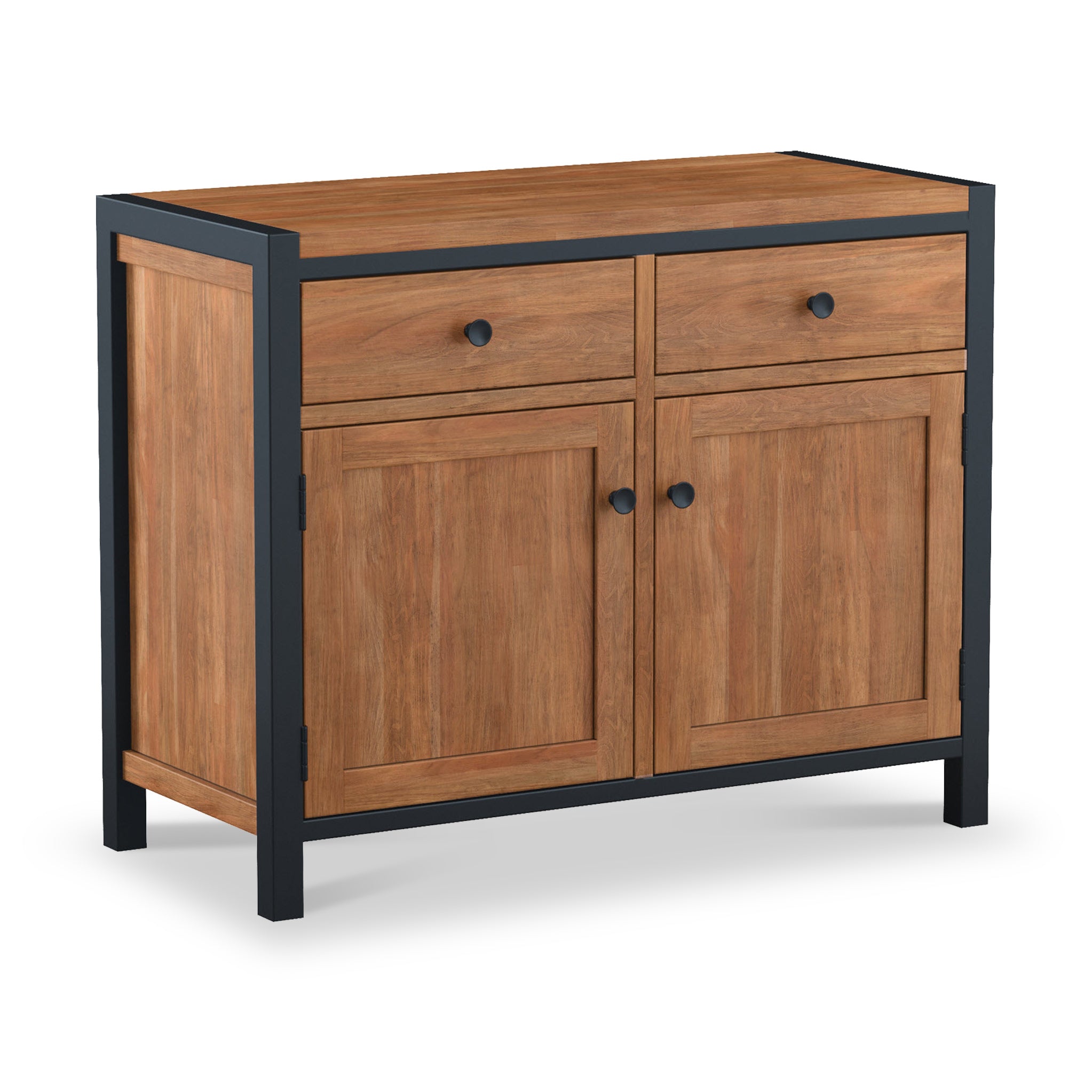 TGRH0040-Dunstan-Acacia-Small-Sideboard-Angle1 Dunstan Acacia Small Sideboard - Image 1