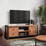 Dunstan Acacia 125cm Wide TV Unit - Image 2