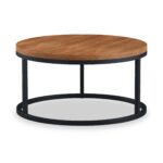 Dunstan Acacia Round Coffee Table - Image 4