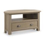 Taunton Smoked Oak 90cm Corner TV Unit
