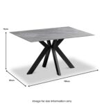 Valmere Ceramic Dining Table - Image 9