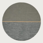 Magnatized Round Rug Green
