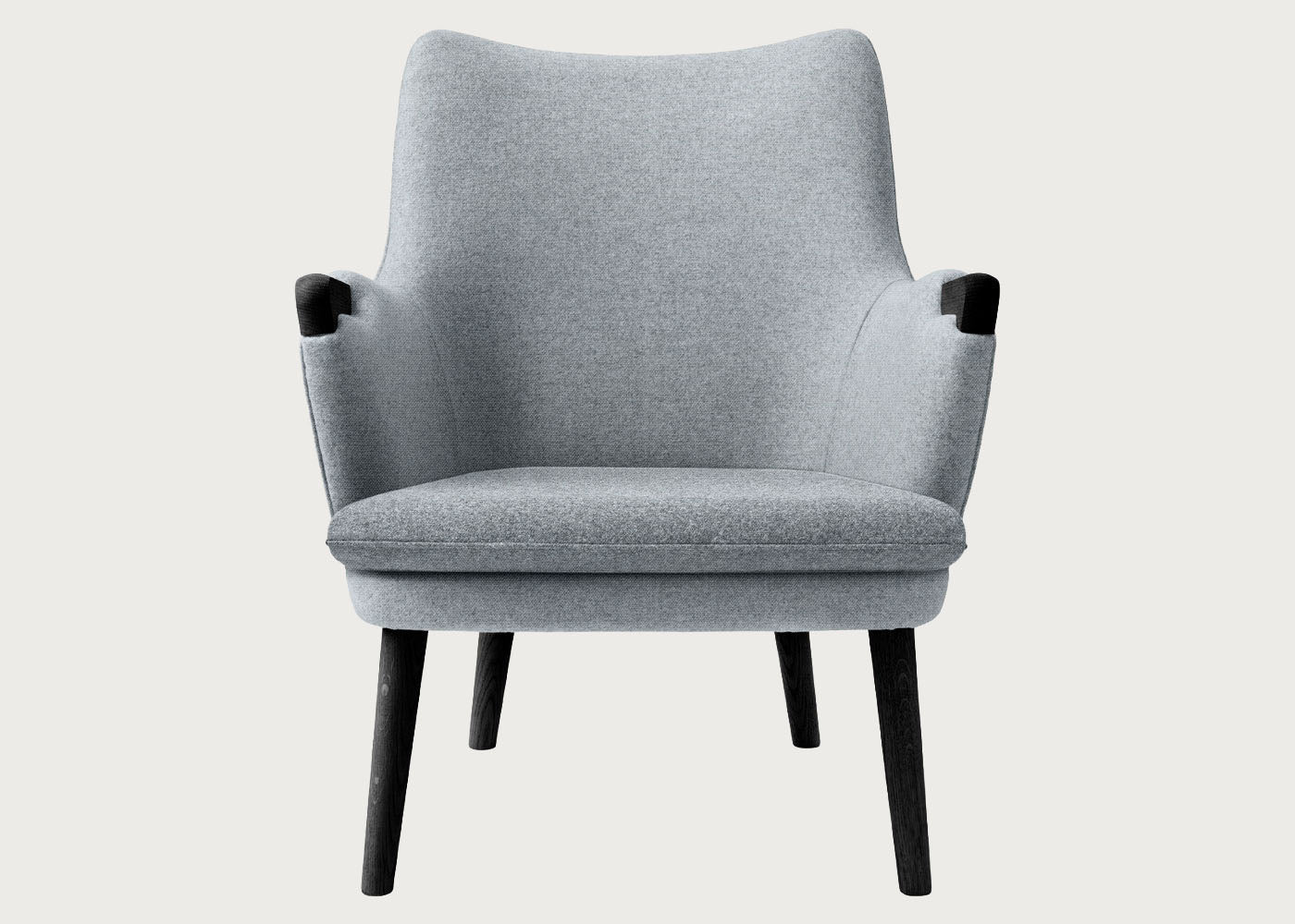 1103998_ch71-lounge-chair-black-oak-shell-hallingdal-130-c_pdp CH71 Lounge Chair - Image 1