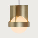 Loop Single Pendant Light Large Gold