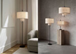 Margin Floor Lamp Beige - Image 3