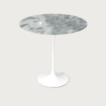 Saarinen Side Table in Limited Edition Iceberg Quartzite