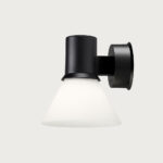 Type 80 Glass Wall Light Matte Black/Opal White
