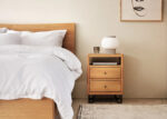 Organic Cotton Sateen White Duvet Cover - Image 4