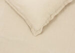 Washed Linen Natural Duvet Cover - Image 2