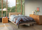 Washed Linen Dusky Blue Oxford Pillowcase - Image 3