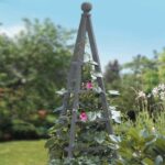1.9m Slate Woodland Garden Obelisk Climbing Plant Support