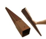 10 Pack 75mm Heavy Duty Metal Fence Post Spike Holders