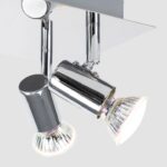 Chrome Rectangular Spotlights 6 Way LED - Image 3