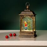 Christmas Snow Globe Lantern Scene Tree Ornament - Image 2