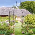 2.9m Heavy Duty Steel Garden Arch for Climbing Plants