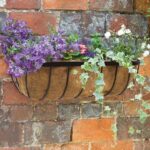 24 Inch Wall Trough Basket Planter with Coco Liner 26L