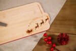 Christmas Wooden Santa Sleigh Cheese Serving Board 25cm - Image 3