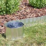 5m Galvanised Steel Garden Edging Flexible Lawn Border 15cm
