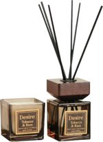 Tobacco & Rum Room Diffuser & Candle Set - Image 2