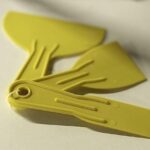 Durable 3pc Putty Knife Set - Plastic Scraper, Lightweight Painters