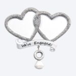 We're Engaged! Personalised Christmas Decoration